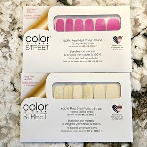 Color Street Nail Polish Strips -Retired 2 Set Bundle - Over the Moon & Showtime